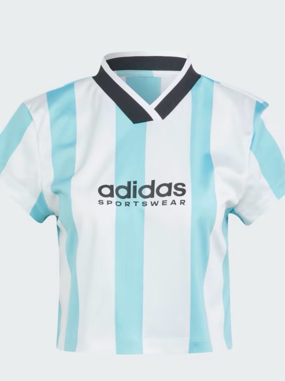 Adidas Tiro Colorblock Cropped Tee